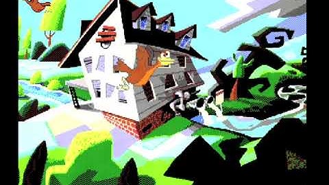 Day Of The Tentacle in a real Atari MSTE