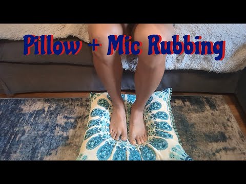 Pillow and Mic Scratching Foot ASMR
