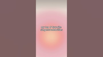 MY top 5 favorite singers/celebrities! #taylorswift #oliviarodrigo #sabrinacarpentertour