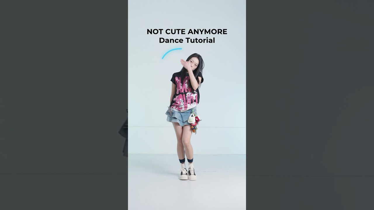 Урок танца ILLIT &laquo;NOT CUTE ANYMORE&raquo;, замедленная и зеркальная версия #notcuteanymore @ILLIT_official