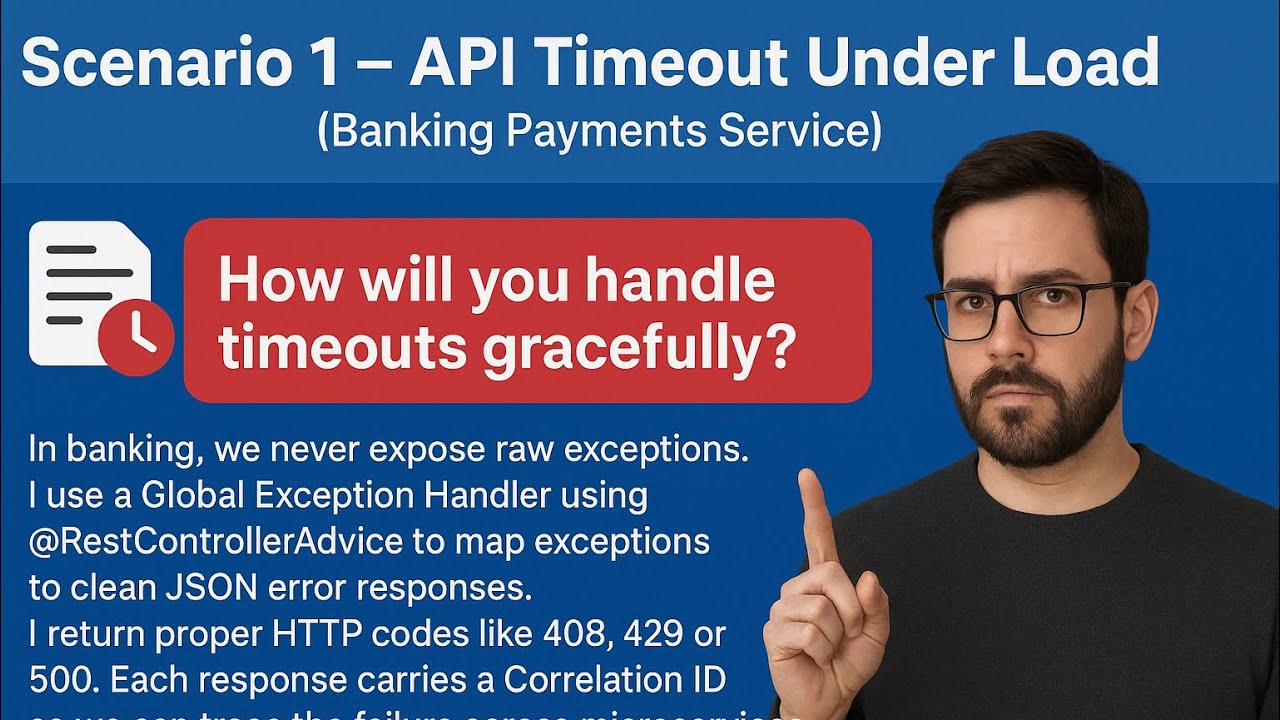 Java Lead Interview 🔥 API Timeout Scenario Explained in 30 Seconds ...
