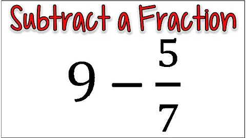 How to Subtract a Fraction from a Whole Number