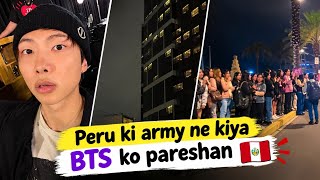 RM Asks ARMY to Respect BTS’ Privacy in Peru #shorts #shortsfeed