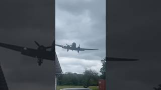 D-Day Plane landing at North Weald Airfield