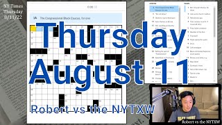 Really compelling phenomenon [0:13/5:28]  ||  Thu 8/11/22 New York Times Crossword