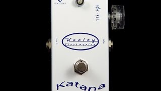 Robert Keeley 'Katana' Clean Boost Demo #1
