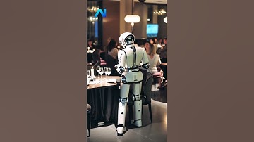 Meet the ROBOT Waiter Serving Gourmet Delights! | #AI #Robotics #YouTubeShorts