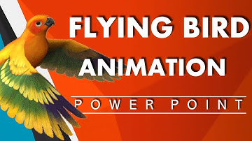 FLYING BIRD POWERPOINT ANIMATION