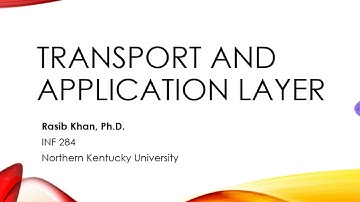 Introduction to Computer Networks - Transport Layer and Application Layer - Part 1