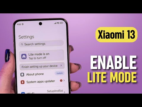 How to Turn On or Off Lite Mode on Xiaomi 13