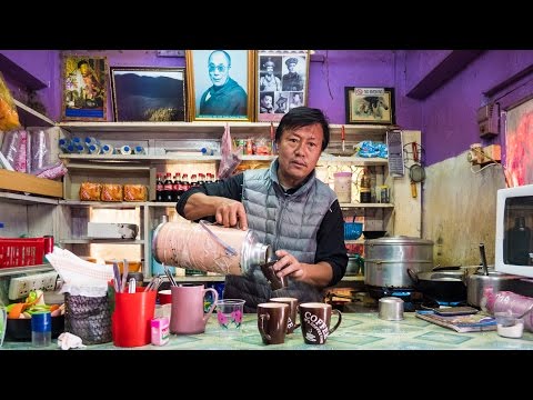 Bhutanese Tibetan Street Food in Thimphu Bhutan TIBETAN UNCLE Day 11