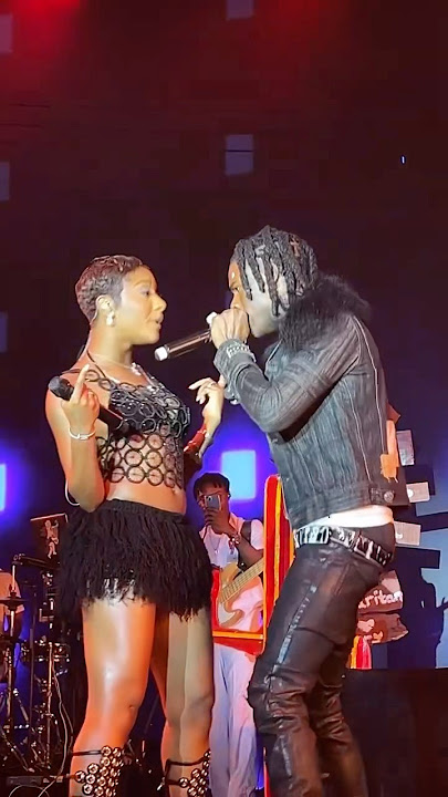 Rema came out for Ayra Starr last night in Lagos