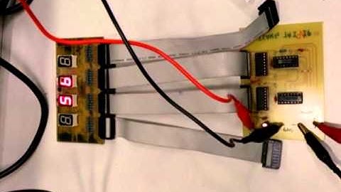 2 Digit Decade Down Counter Using 74LS192