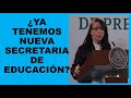 Soy Docente: ¿YA TENEMOS NUEVA SECRETARIA DE EDUCACIÓN?