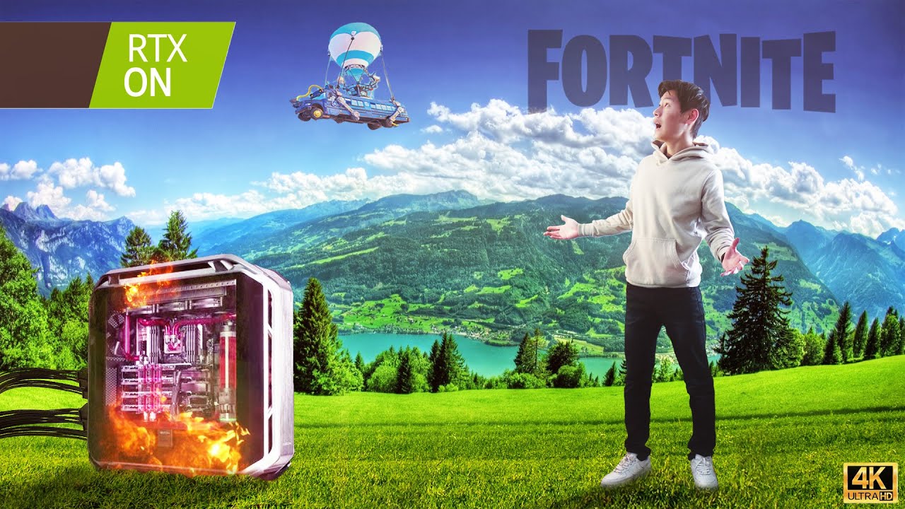 Melting My Super Computer With MAX Fortnite Graphics.