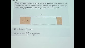 Bar Models and Averages