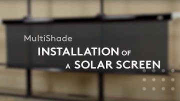 Installation procedure - MultiShade - Multiple Awnings