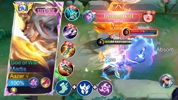 MARTIS BEST GUIDE TO RANK UP FASTER IN 2025!🔥RECOMMENDED BUILD & EMBLEM  MLBB