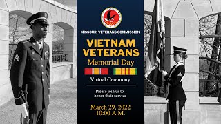 Virtual Vietnam Veterans Memorial Day Event - 2022