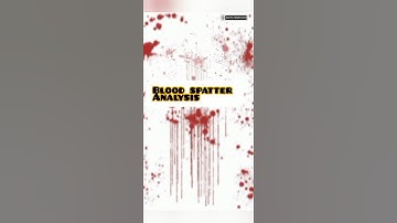 Blood Spatter Analysis | Forensic Serology #forensicscience