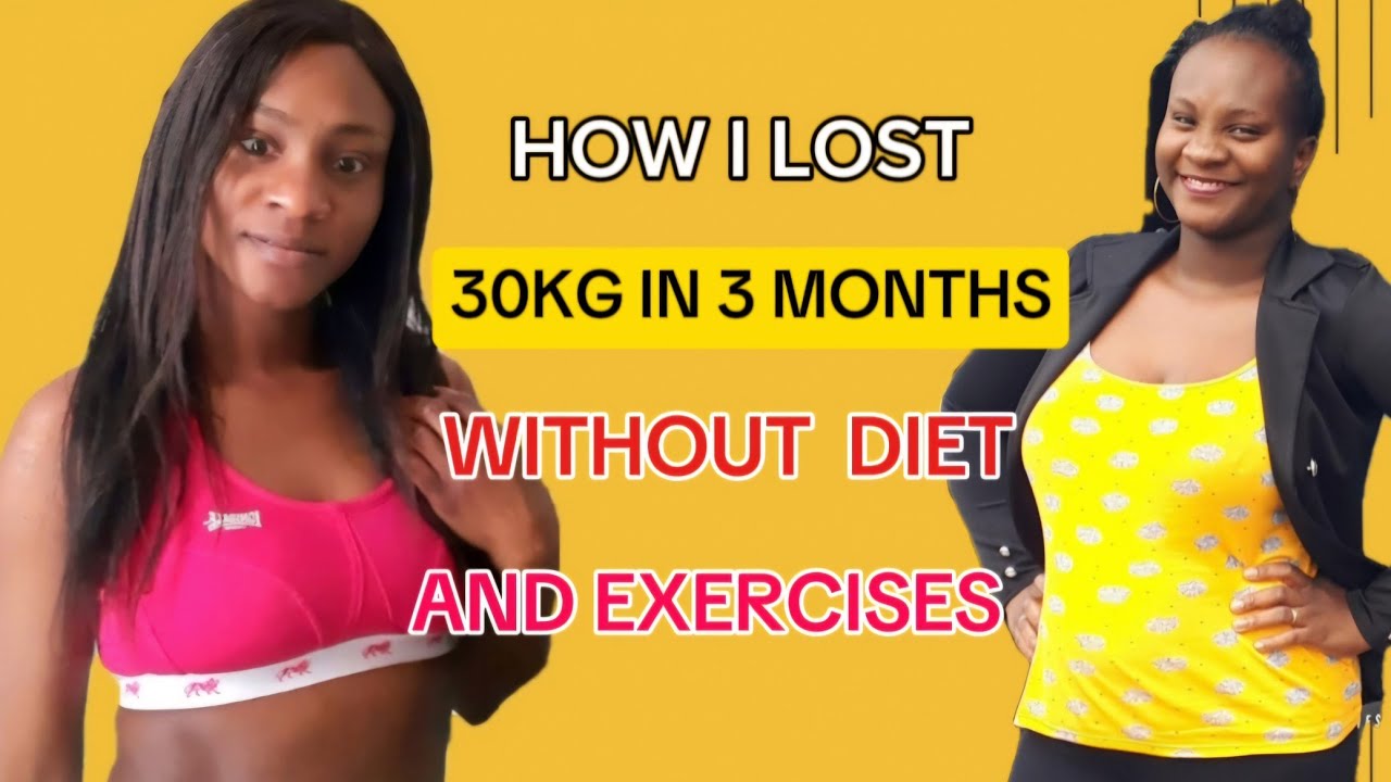 How to lose weight without diet and exercise//some easy tips and tricks ...