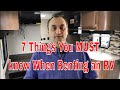 7 things you must know before renting an RV