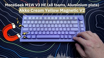 Another Hall Effect 75% gaming keyboard | MonsGeek M1W V3 HE | sound test