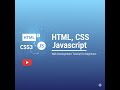 HTML, CSS, Javascript