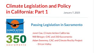 Part 1 Legislative Training, January 2025