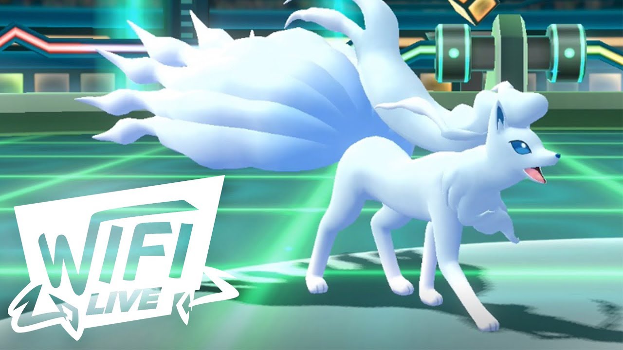 Alolan Ninetales is featured in this Pokemon Let's Go Pikachu an. 