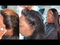 PLUCKING a cheap frontal wig ! VERY DETAILED!