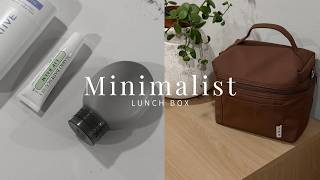 My minimalist lunch box set up