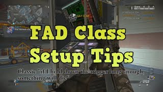 COD Ghosts -  FAD Class Setup Tips (Best Class Setup)