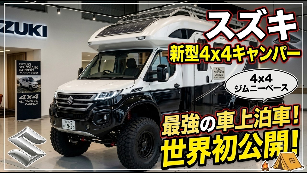 アウトドア四駆さま 🚙🔥【2027 Suzuki Adventure Cruiser 4x4 Camper】Finally Here!? Is