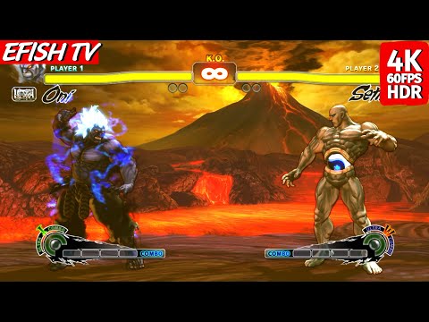 Oni vs Seth (Hardest AI) - Ultra Street Fighter IV | PS5 4K 60FPS