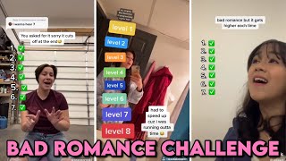 Bad Romance Challenge | TikTok Compilation