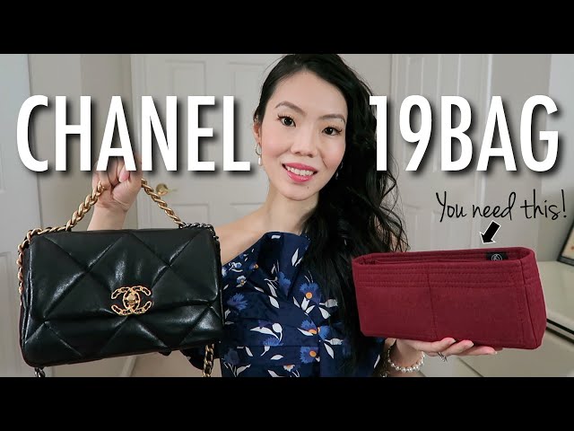 chanel 19 large bag insert