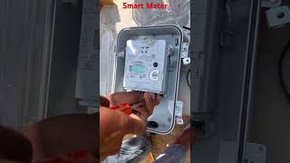 Smart Meter installation स्मार्ट मीटर #industrialelectrician#automobile #subscribe