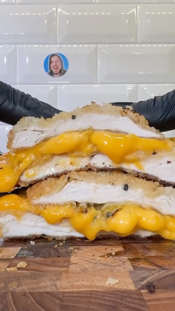 Fried Chicken Grilled Cheese ? #shorts