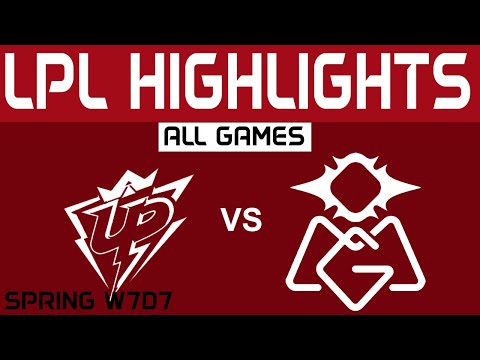 UP vs OMG Highlights ALL GAMES LPL Spring Split 2024 Ultra Prime vs OMG by Onivia