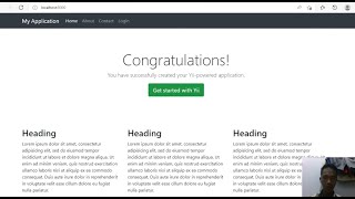 Installing Yii2 Framework | Composer