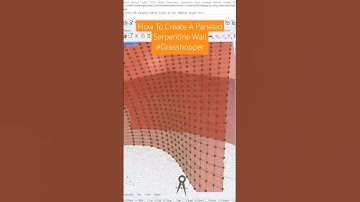 How To Create A Paneled Serpentine Wall #rhino3d #grasshopper