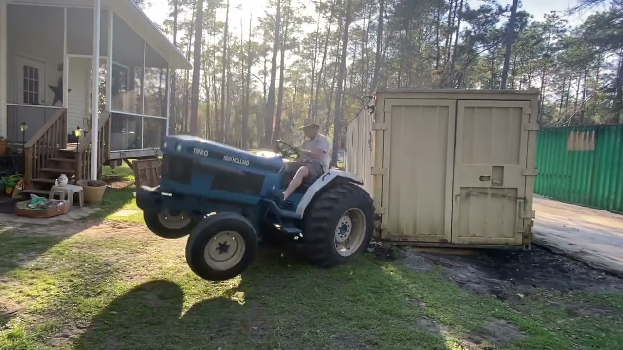 Moving Storage Container RedNeck Style!