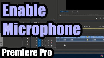 How to enable Microphone in Premiere Pro (Voice-over recording)