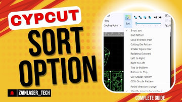 Learn Fiber Laser Cutting System using Sort Feature of Cypcut#cnc #tutorial #lasercutter #machine
