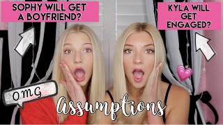 YOUR ASSUMPTIONS ABOUT US FOR 2021 **NEW BOYFRIEND, ENGAGEMENT, TATTOOS!!**