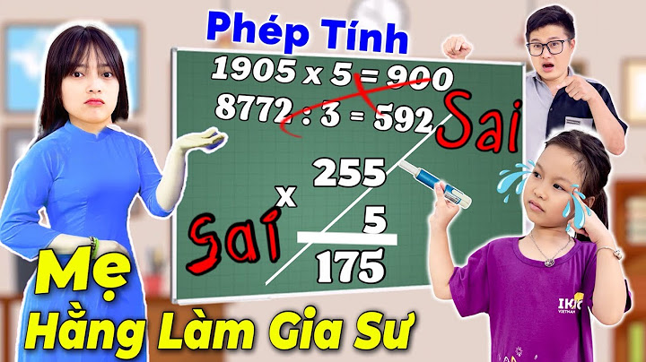 Vlog 1 Day Mother Hang Becomes a Teacher Teaching Quynh Nhi to Study