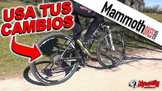 Cómo usar los cambios de la bicicleta correctamente