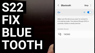 fixing samsung galaxy s22 bluetooth pairing and playing bugs