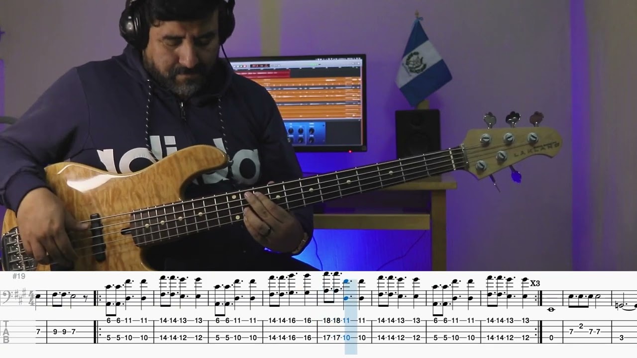 Cambiaré mis tristezas - Darrel Evans/Vertical - Bass Cover - Partitura/Tablatura